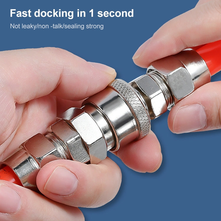 LAIZE SH-30 10pcs C-type Self-lock Air Tube Pneumatic Quick Fitting Connector - Interface Series by LAIZE | Online Shopping South Africa | PMC TechLife