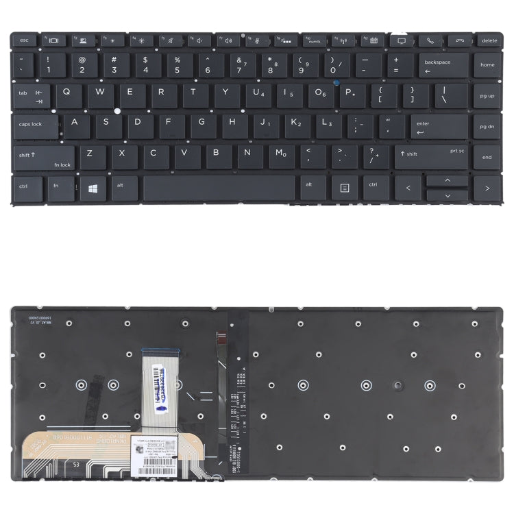For HP Elitebook X360 1040 G4 1040 G5 US Version Keyboard with Backlight - Replacement Keyboards by PMC TechLife | Online Shopping South Africa | PMC TechLife