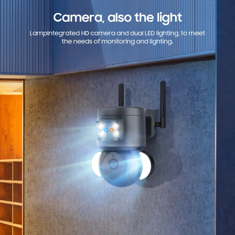 ST-429-4M-TY-4G 4MP 4G Smart Security Floodlight Camera Support Two-way Audio / Night Vision, EU 4G Frequency - free shipping - PMC TechLife - Order now!