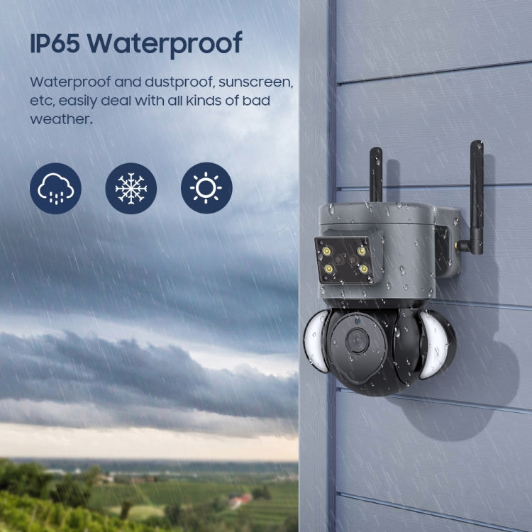 ST-429-4M-TY-4G 4MP 4G Smart Security Floodlight Camera Support Two-way Audio / Night Vision, EU 4G Frequency - free shipping - PMC TechLife - Order now!