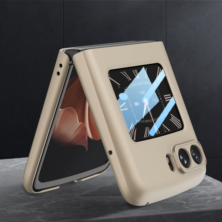 For Motorola Razr 2022 GKK Ultrathin Integrated Shockproof Protective Phone Case(Gold) - Motorola Cases by GKK | Online Shopping South Africa | PMC TechLife | Buy Now Pay Later Mobicred