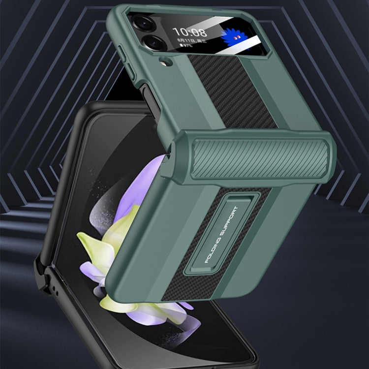 For Samsung Galaxy Z Flip4 GKK Magnetic Fold Shockproof Protective Phone Case(Purple) - Galaxy Z Flip4 5G Cases by GKK | Online Shopping South Africa | PMC TechLife | Buy Now Pay Later Mobicred