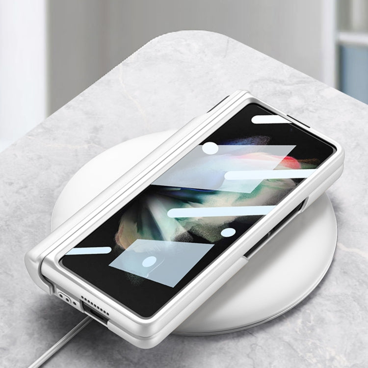 For Samsung Galaxy Z Fold3 5G GKK Magnetic Fold Hinge Shockproof Phone Case with Wrist Strap(Black) - Galaxy Phone Cases by GKK | Online Shopping South Africa | PMC TechLife