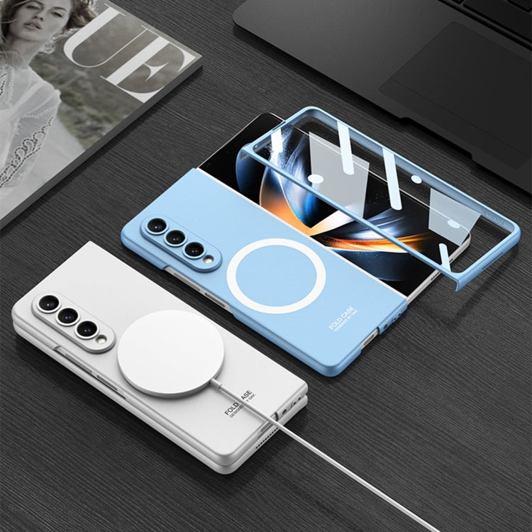 For Samsung Galaxy Z Fold4 GKK MagSafe Ultrathin Integrated Shockproof Protective Phone Case(Rose Gold) - Galaxy Z Fold4 5G Cases by GKK | Online Shopping South Africa | PMC TechLife | Buy Now Pay Later Mobicred