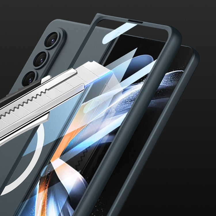 For Samsung Galaxy Z Fold4 GKK MagSafe Ultrathin Integrated Shockproof Protective Phone Case(Black) - Galaxy Z Fold4 5G Cases by GKK | Online Shopping South Africa | PMC TechLife | Buy Now Pay Later Mobicred