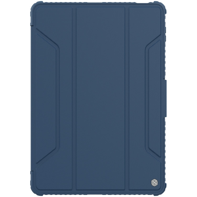 For Xiaomi Pad 5 Pro 12.4 inch NILLKIN Bumper Pro Leather Tablet Case with Pen Slot & Sleep / Wake-up Function(Blue) - Mi Pad 5 / 5 Pro Cases by NILLKIN | Online Shopping South Africa | PMC TechLife