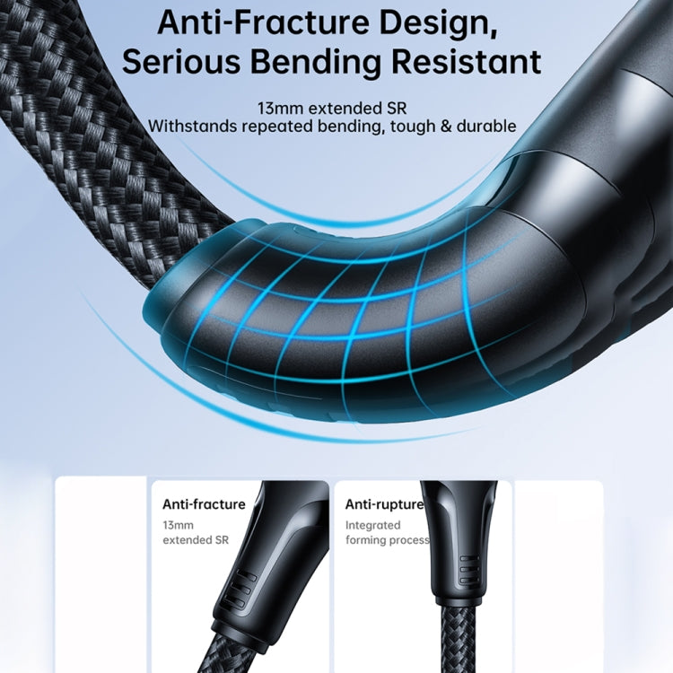 JOYROOM 20W Type-C to 8 Pin Surpass Series Fast Charging Data Cable, Length:1.2m(Black) - 2 in 1 Cable by JOYROOM | Online Shopping South Africa | PMC TechLife