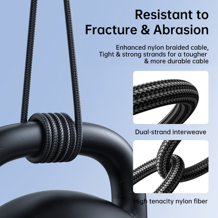 JOYROOM 2.4A USB to 8 Pin Surpass Series Fast Charging Data Cable, Length:1.2m(Black) - Normal Style Cable by JOYROOM | Online Shopping South Africa | PMC TechLife | Buy Now Pay Later Mobicred