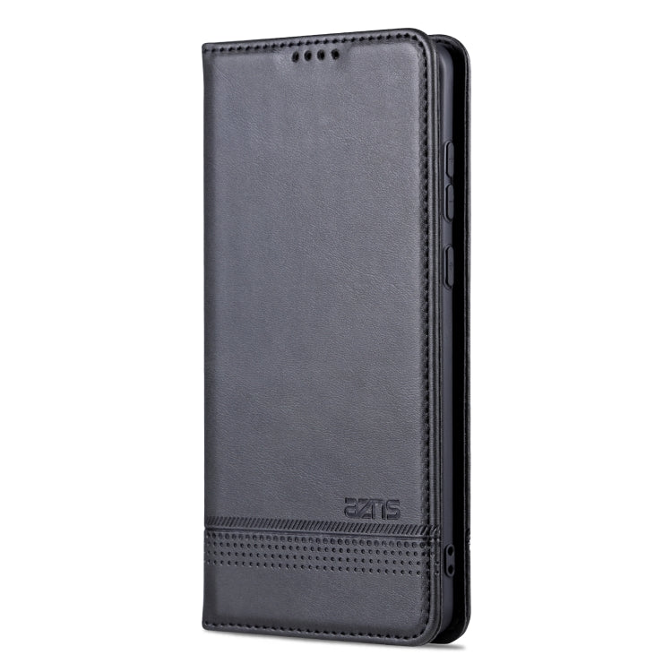 For Huawei Mate 50 Pro AZNS Magnetic Calf Texture Flip Leather Phone Case(Black) - free shipping - PMC TechLife - Order now!
