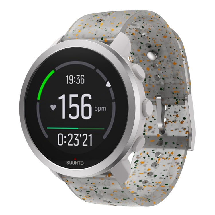 For Suunto 5 Peak Silicone Watch Band(Green Orange Gray) - free shipping - PMC TechLife - Order now!