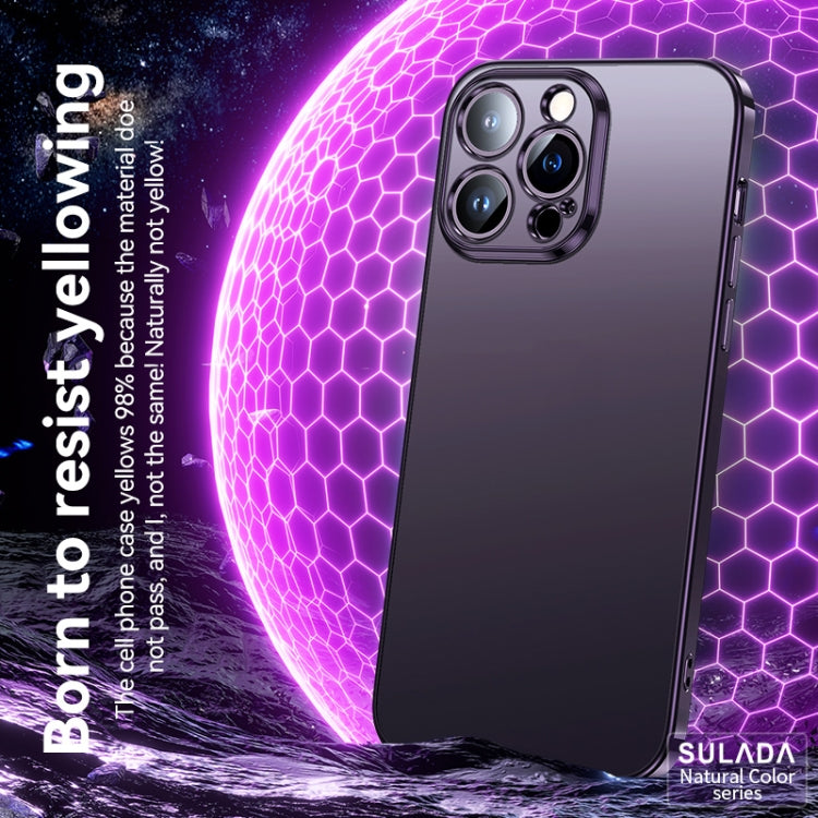 For iPhone 14 Plus SULADA Electroplating Frosted All-inclusive TPU Phone Case(Green) - iPhone 14 Plus Cases by SULADA | Online Shopping South Africa | PMC TechLife