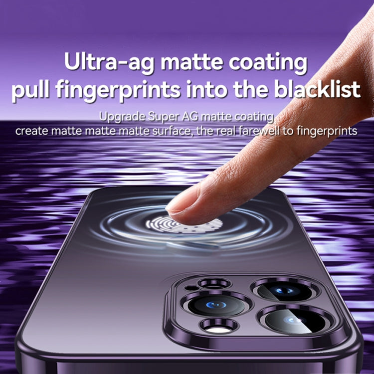 For iPhone 14 Pro Max SULADA Electroplating Frosted All-inclusive TPU Phone Case(Purple) - iPhone 14 Pro Max Cases by SULADA | Online Shopping South Africa | PMC TechLife