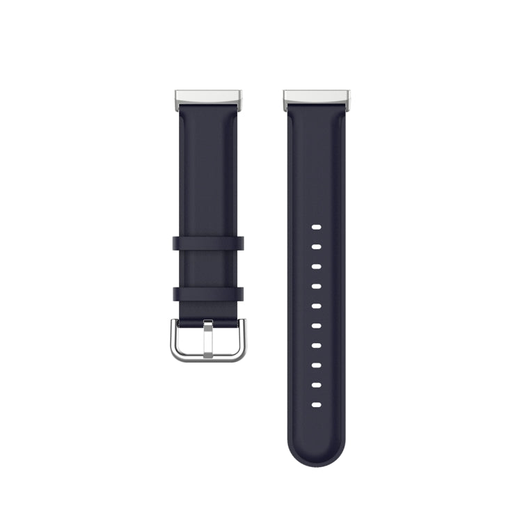 For Fitbit Versa 3 / Sense Genuine Leather Watch Band(Navy Blue) - free shipping - PMC TechLife - Order now!