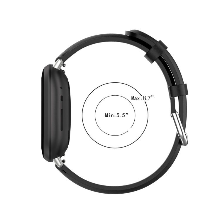 For Fitbit Versa 3 / Sense Genuine Leather Watch Band(Grey) - free shipping - PMC TechLife - Order now!