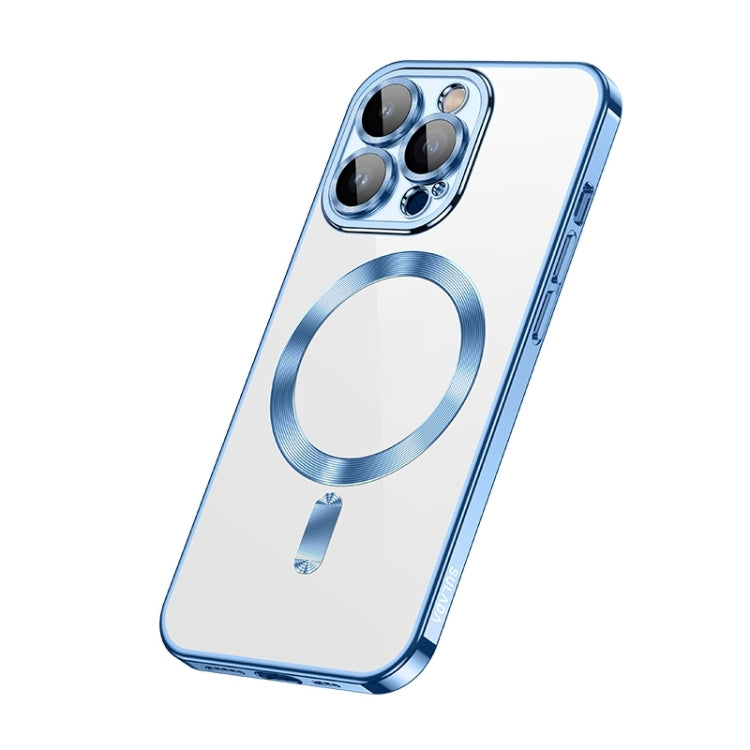 For iPhone 13 Pro Max SULADA Plating TPU Shockproof Phone Soft Case(Blue) - iPhone 13 Pro Max Cases by SULADA | Online Shopping South Africa | PMC TechLife | Buy Now Pay Later Mobicred