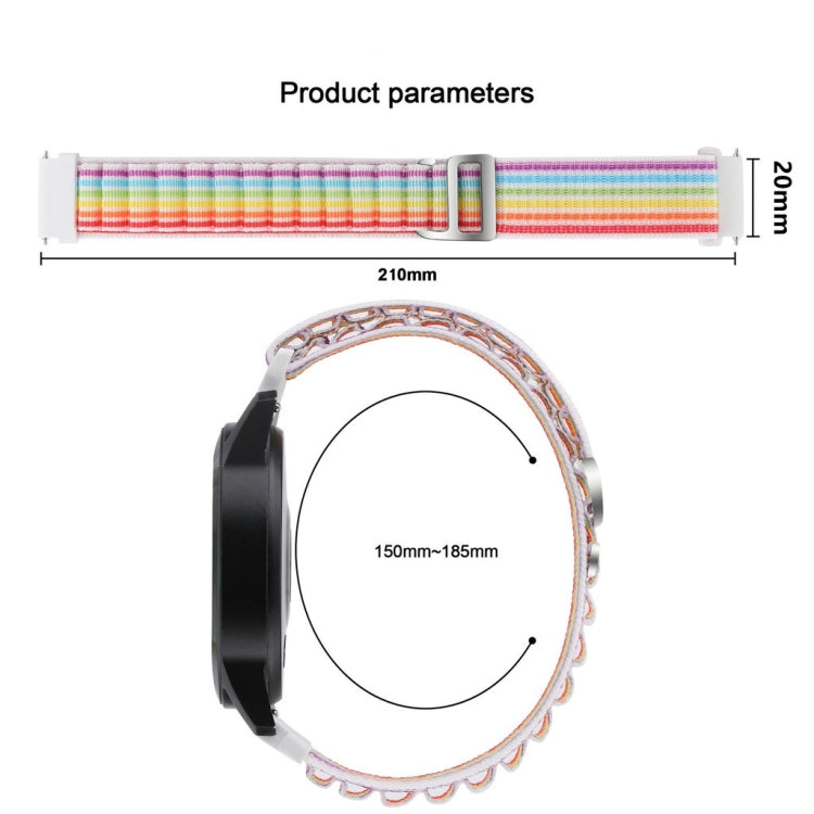 For Realme Watch 3/Amazfit GTR4/4 Pro Universal Nylon Watch Band(Colorful) - free shipping - PMC TechLife - Order now!