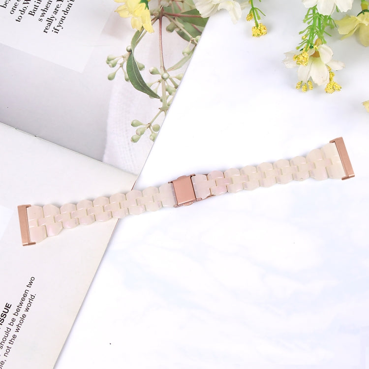 For Fitbit Versa 4 / Sense 2 Universal Rhombus Resin Watch Band(Mermaid Pink) - free shipping - PMC TechLife - Order now!
