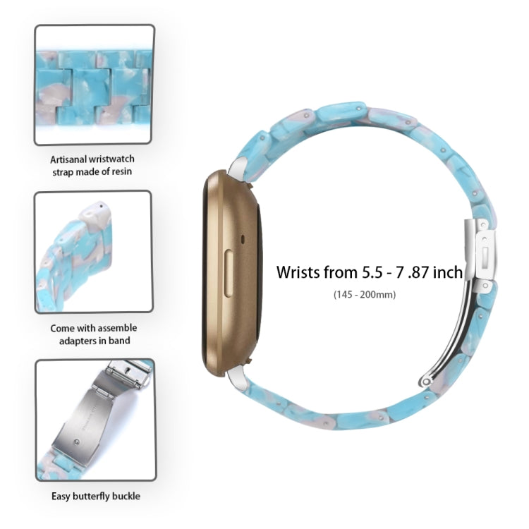 For Fitbit Versa 4 / Sense 2 Universal Resin Watch Band(Sky Blue) - free shipping - PMC TechLife - Order now!