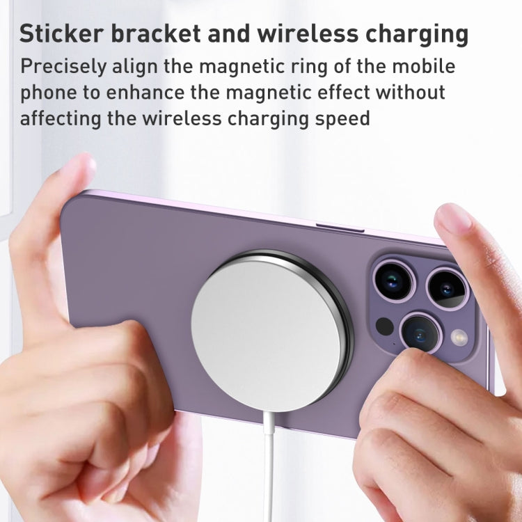 Car Magnetic Dual Axis Ring Phone Holder(Bright Black) - Ring Holder by PMC TechLife | Online Shopping South Africa | PMC TechLife