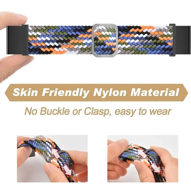 Compatible with Garmin Fenix 7X Adjustable Nylon Braided Elasticity Watch Band(Red) - free shipping - PMC TechLife - Order now!