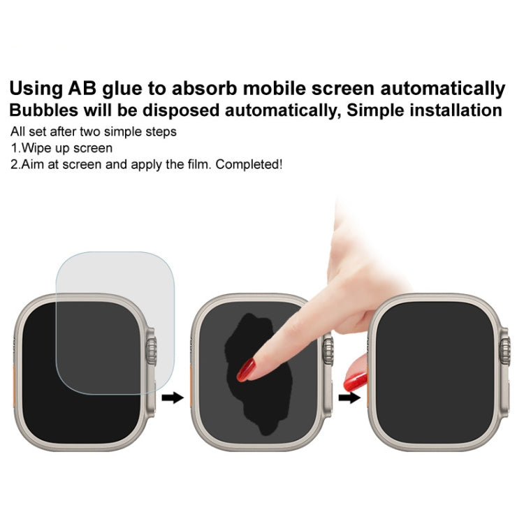 For Apple Watch Ultra 49mm IMAK H Series Tempered Glass Film - Others by imak | Online Shopping South Africa | PMC TechLife | Buy Now Pay Later Mobicred