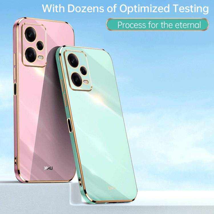 For Xiaomi Redmi Note 12 Pro+ China XINLI Straight Edge 6D Electroplate TPU Phone Case(Black) - free shipping - PMC TechLife - Order now!