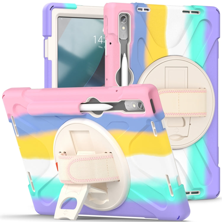 For Lenovo Tab P11 Pro Gen 2 Silicone + PC Protective Tablet Case(Colorful Pink) - free shipping - PMC TechLife - Order now!
