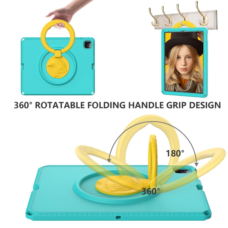 For iPad Pro 12.9 inch 2022/2021/2020/2018 EVA + PC Shockproof Tablet Case without Waterproof Frame(Glacier Green) - free shipping - PMC TechLife - Order now!