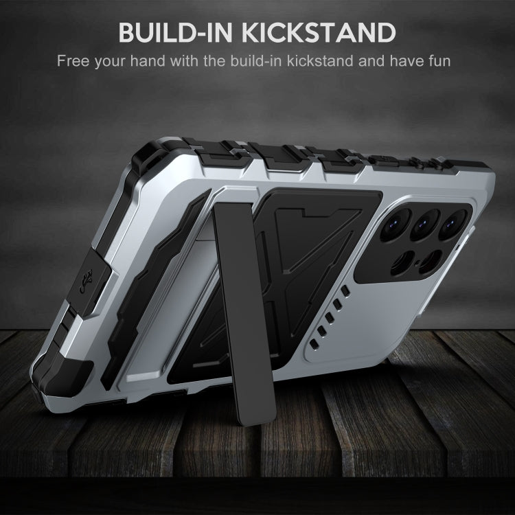 For Samsung Galaxy S23 Ultra 5G R-JUST Life Waterproof Dustproof Shockproof Phone Case(Silver) - Galaxy S23 Ultra 5G Cases by R-JUST | Online Shopping South Africa | PMC TechLife | Buy Now Pay Later Mobicred