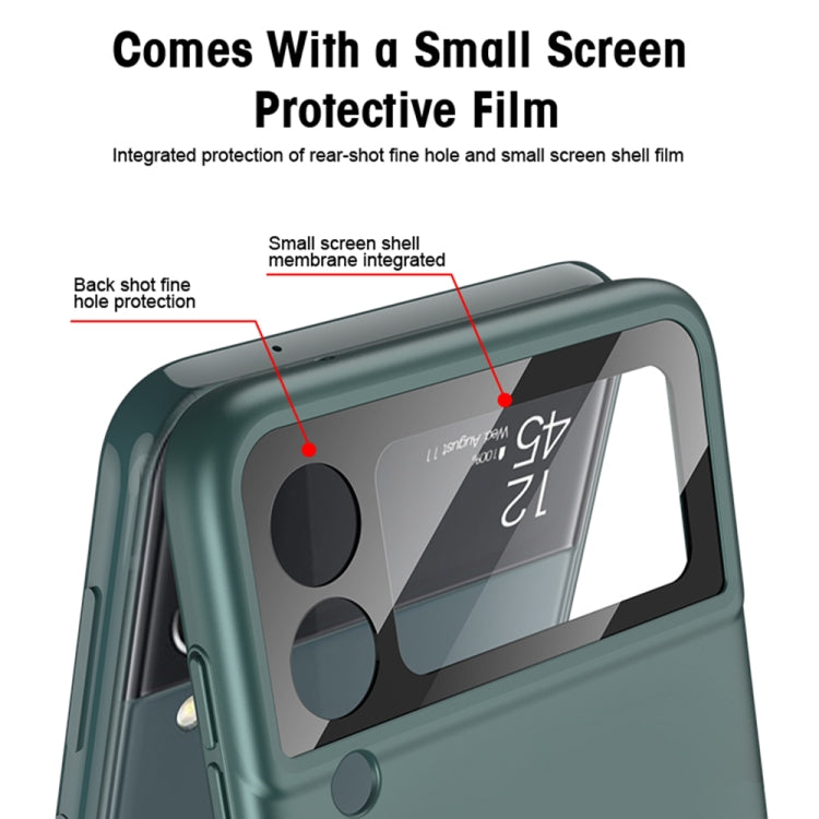 For Samsung Galaxy Z Flip4 GKK MagSafe Ultrathin Integrated Shockproof Phone Case with Ring Holder(Green) - Galaxy Z Flip4 5G Cases by GKK | Online Shopping South Africa | PMC TechLife | Buy Now Pay Later Mobicred