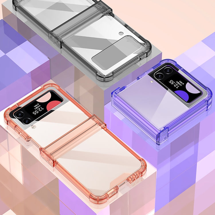 For Samsung Galaxy Z Flip4 GKK Airbag Hinge Shockproof Phone Case(Black) - Galaxy Z Flip4 5G Cases by GKK | Online Shopping South Africa | PMC TechLife