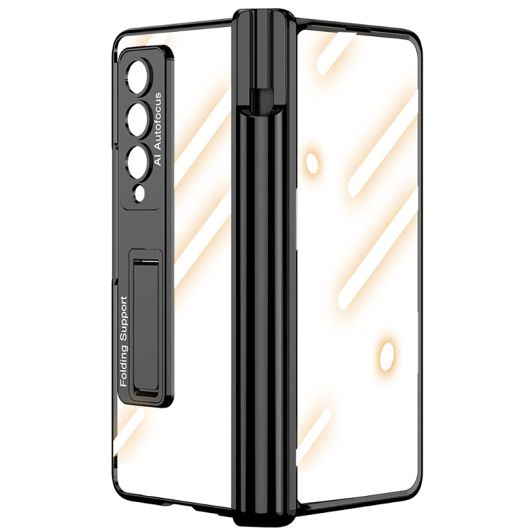 For Samsung Galaxy Z Fold4 GKK Magnetic Fold Hinge Shockproof Phone Case with Pen Slots(Silver) - free shipping - PMC TechLife - Order now!