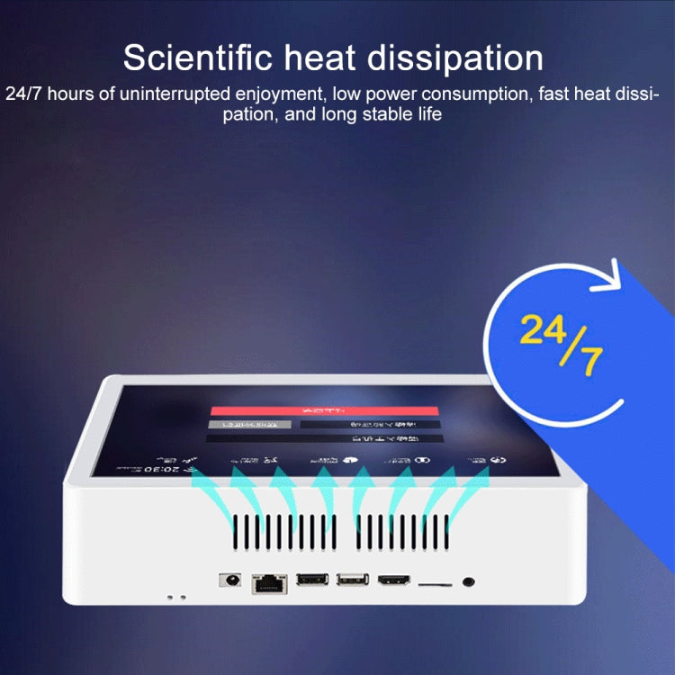 HSD8012T 8.0 inch Android 6.0 All in One PC, RK3288, 2GB+16GB, Plug:UK Plug(White) - All in One PC by PMC TechLife | Online Shopping South Africa | PMC TechLife