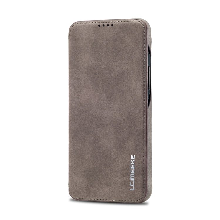 For Samsung Galaxy S23 5G LC.IMEEKE Hon Ancient Series Flip Leather Phone Case(Coffee) - Galaxy S23 5G Cases by LC.IMEEKE | Online Shopping South Africa | PMC TechLife | Buy Now Pay Later Mobicred