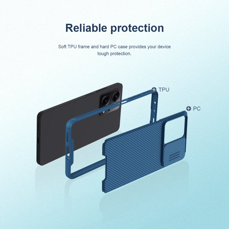 For Xiaomi Redmi Note 12 Pro+ China NILLKIN CamShield Pro PC Phone Case(Blue) - free shipping - PMC TechLife - Order now!