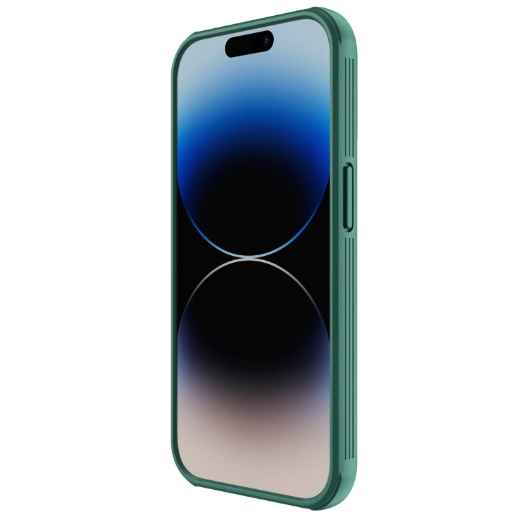 For iPhone 14 Pro Max NILLKIN CamShield S Magnetic Magsafe Case(Green) - iPhone 14 Pro Max Cases by NILLKIN | Online Shopping South Africa | PMC TechLife | Buy Now Pay Later Mobicred