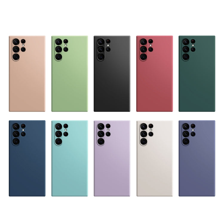 For Samsung Galaxy S23 Ultra 5G Imitation Liquid Silicone Phone Case(Sky Blue) - free shipping - PMC TechLife - Order now!