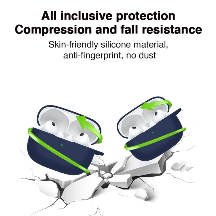 For vivo TWS 3 Pro Silicone Earphone Protective Case(Black) - Other Earphone Case by PMC TechLife | Online Shopping South Africa | PMC TechLife