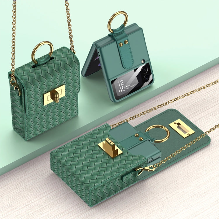 GKK Mini Backpack Slim Phone Bag with Ring For Samsung Galaxy Z Flip3 5G/Z Flip4/Huawei P50 Pocket(Forest Green) - free shipping - PMC TechLife - Order now!