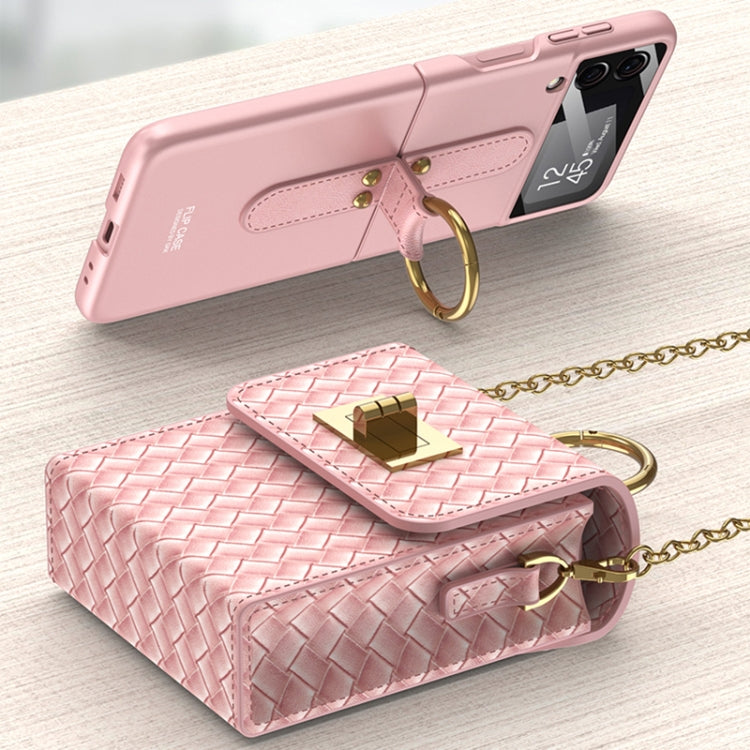 GKK Mini Backpack Slim Phone Bag with Ring For Samsung Galaxy Z Flip3 5G/Z Flip4/Huawei P50 Pocket(Pink) - free shipping - PMC TechLife - Order now!
