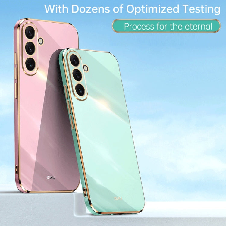 For Samsung Galaxy A54 5G XINLI Straight Edge 6D Electroplate TPU Phone Case(Pink) - free shipping - PMC TechLife - Order now!
