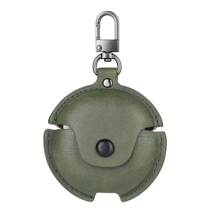 For Huawei FreeBuds 4i / 5i Business Leather Earphone Protective Case with Hook(Green) - free shipping - PMC TechLife - Order now!