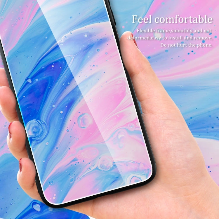 For Xiaomi 13 Marble Pattern Glass Phone Case(Blue Ocean) - free shipping - PMC TechLife - Order now!