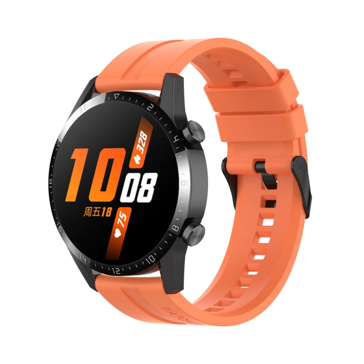 For Huawei Watch Buds 20mm Silicone Black Buckle Watch Band(Vitality Orange) - free shipping - PMC TechLife - Order now!