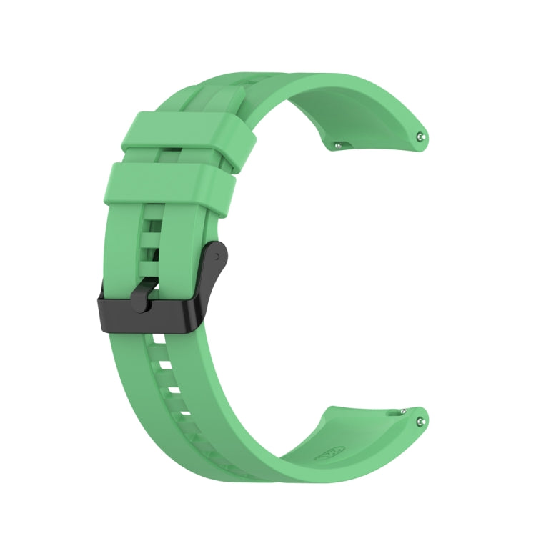 For Huawei Watch 3 Pro New 20mm Silicone Black Buckle Watch Band(Mint Green) - free shipping - PMC TechLife - Order now!
