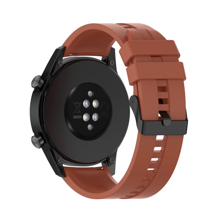 For Huawei Watch Buds 22mm Silicone Black Buckle Watch Band(Cabernet Orange) - free shipping - PMC TechLife - Order now!