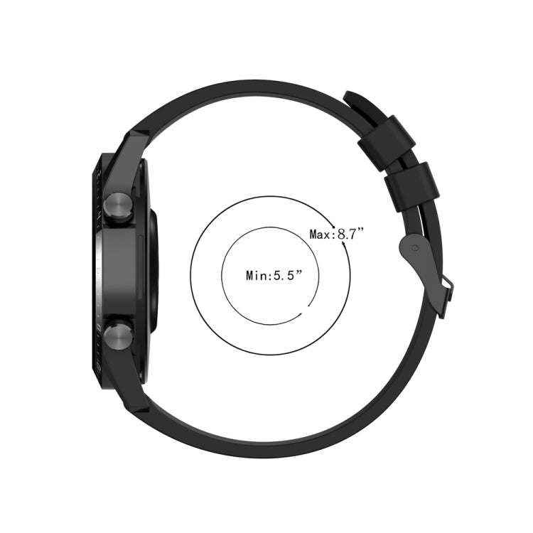 For Huawei Watch Buds 22mm Silicone Black Buckle Watch Band(Cabernet Orange) - free shipping - PMC TechLife - Order now!