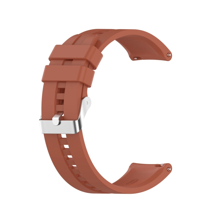 For Huawei Watch Buds / Watch 3 Pro New 22mm Silicone Silver Buckle Watch Band(Cabernet Orange) - free shipping - PMC TechLife - Order now!