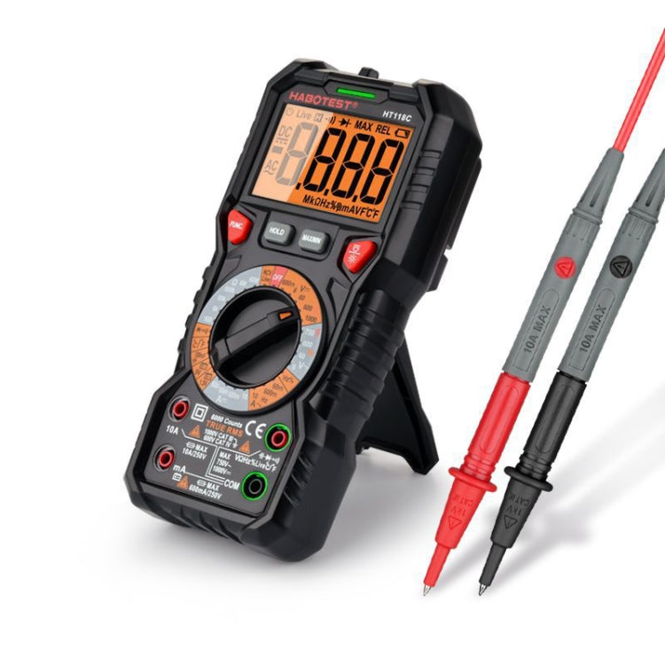 HABOTEST HT118C Handheld High-precision Manual Digital Multimeter - free shipping - PMC TechLife - Order now!