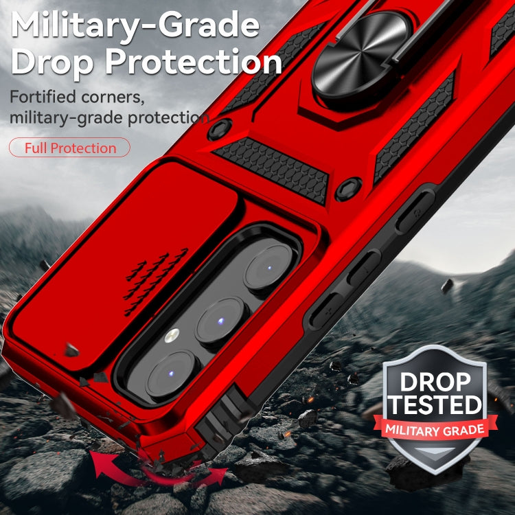 For Samsung Galaxy A54 5G Sliding Camshield Holder Phone Case(Red) - free shipping - PMC TechLife - Order now!